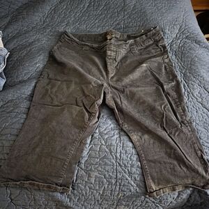 Lane Bryant Charcoal Capris